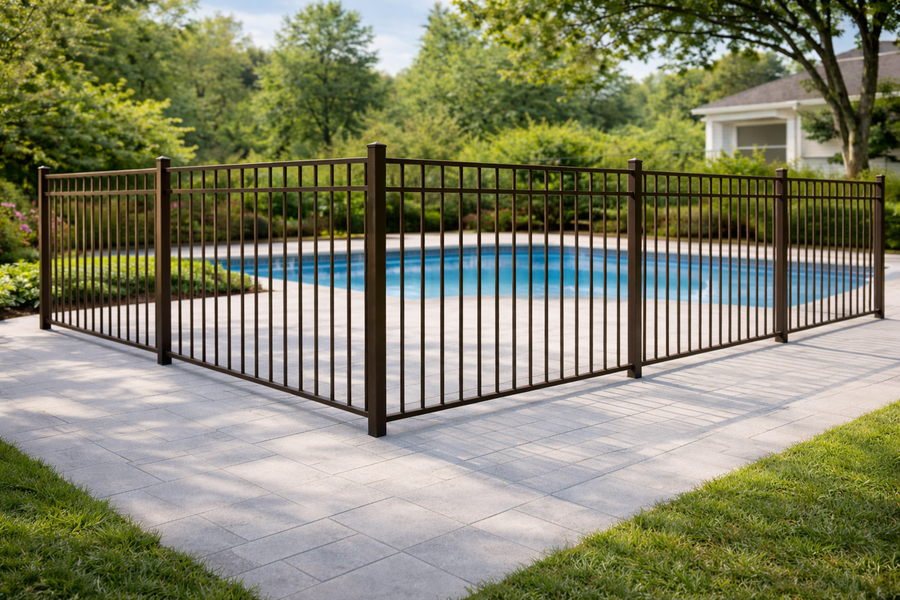 Aluminum Gate custom gates & entrances style by Ronnie Custom Fence