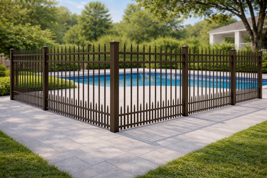 Puppy Pickets aluminum & ornamental fences style by Ronnie Custom Fence